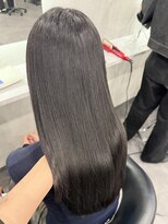 ラベル 渋谷(LAVEL) 髪質改善ストレート縮毛矯正艶髪ロング黒髪HITAトリートメント