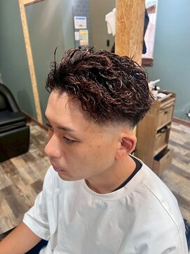 スタンドバーバー 柏(STAND BARBER) リバースセンターパート/ニュアンスパーマ/ダウンバング/柏