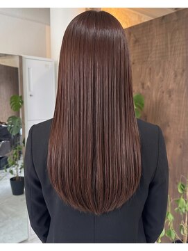 零秒女髪 千里丘店 上品な艶髪へ導く髪質改善ロングスタイル美髪髪質改善カラー艶感
