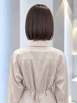 フォト 新宿三丁目(foto)&nbsp;髪質改善縮毛矯正地毛風ストレート切りっぱなしボブ