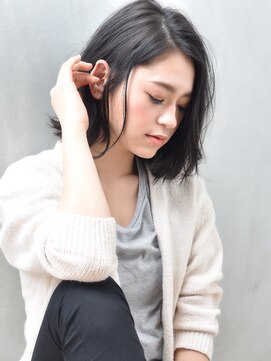 オウル(Owll) ★DISHEL★切りっぱなしボブ☆フォギーアッシュ