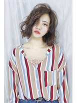 サーヴ ネクスト ヘア 元町店(SERVE next hair) くせ毛風ふんわりボブ