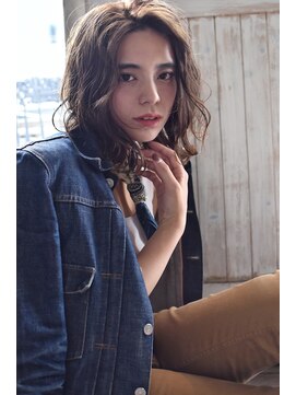 メーヴェ(Mowen) mowenイルミナx外ハネボブxアッシュブラウンxネオウルフ