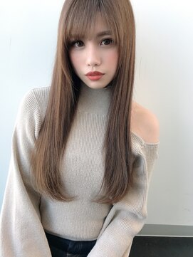 ラカーロ(La CARO) La CARO　さら艶ロング×ベージュ　by市橋