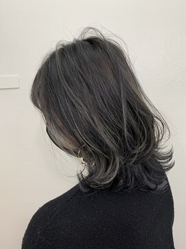 トロニー(TLONY) グレーハイライト×ウルフ stylist/ miaki