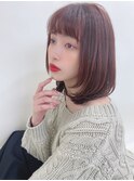 艶感まとまるAラインワンカールボブ