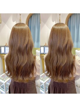 ロンドアベニール 北千住(Lond avenir) 韓国風波巻きロング　まろベージュ　西田大樹