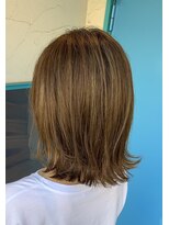 アトリエコパン(atelier copan) 明るめベージュの外ハネボブ