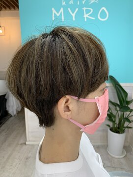 マイロ(MYRO) ハンサムショート 前下がり マッシュ