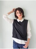 切りっぱなしボブ