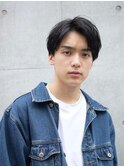 ナチュラルおしゃれショートアップバング