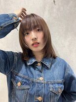 ロンドソレイユ 池袋(Lond soleil)&nbsp;ボブ/前髪カット/レイヤーカット×ケアブリーチ/デザインカラー