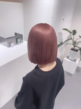 レフ(LEF) ペールコーラルピンク/ダブルカラー/ケアブリーチ/ハイトーン