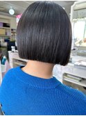 切りっぱなしボブ