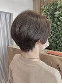 30代40代250代◎大人ナチュラル/丸みショート/えりすっきり/朝霞