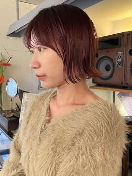 トリコ 柏(tricot) 大人可愛い/外ハネショートボブ/ショートボブ/切りっぱなしボブ