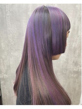 スマイロンナイロン ヘアー(smile on nylon hair) ツヤめきパープル