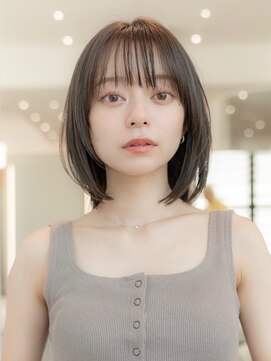 ハバナ 立川(HAVANA) 切りっぱなしボブレイヤーボブ透明感カラー髪質改小顔前髪