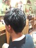 【プチパーマ現金払期間限定割】カット＋トップボリュームパーマ￥8300→￥6800