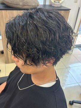 オーリーヘアー(Olliy hair) ツイストスパイラル/メンズパーマ/ツーブロック/30代40代50代