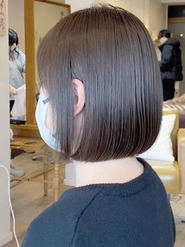 ミルティ(Myrtille) ミルティ☆切りっぱなしボブ×オリーブアッシュ