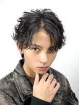 インフィニス 恵比寿(Infinis)&nbsp;フェザーショートパーマウルフメンズカットツイスパ波巻き