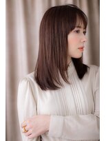 カバーヘア イヴ 戸頭店(COVER HAIR EVE)&nbsp;□暖色系カラー大人美人美髪艶感ストレート405-2戸頭30代40代