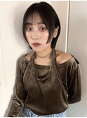顔まわりレイヤー　姫カットレイヤー　ボブ