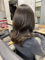 クラン 岡本(Chlan)&nbsp;抜け感カラー　オリーブベージュ