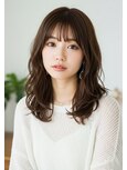 ゆるふわパーマ/コテ巻きパーマ/無造作パーマ/ココアベージュ