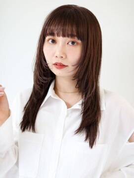 ガリカ 博多駅前(Gallica) ツヤ感ストレートに顔まわりレイヤーで抜け感ヘア