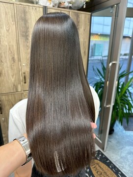 アミリー ひたち野うしく店(Amily) ハイライトバレイヤージュダブルカラーケアブリーチ20代30代