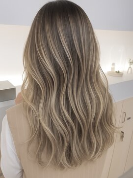 ヘアサロン エフ 渋谷(F) #ハイライト#ベージュ#ケアブリーチ