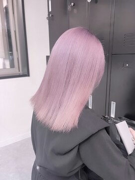 ベレーザ 渋谷神南(Beleza) ミディアムヘア/デザインカラー/ホワイトピンク/渋谷