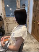 髪質改善カラー/ボブ/切りっぱなしボブ