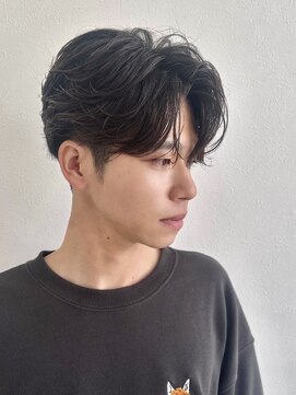 アノ 別府店(Ano.) 大分ニュアンスパーマセンターパートフェザーパーマ毛流れパーマ