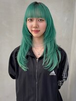 ネハス 名古屋栄店(nehus.)&nbsp;ブリーチ/クラゲヘアー/小顔に見せるヘア/ココアベージュ