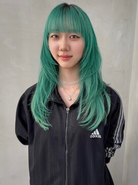 ネハス 名古屋栄店(nehus.) ブリーチ/クラゲヘアー/小顔に見せるヘア/ココアベージュ