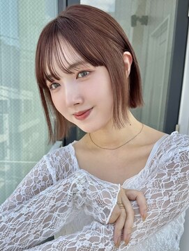 ロンドネートゥル 新潟(Lond naitre) 暗髪/クラゲヘアー/ココアベージュ/小顔(新潟/万代)