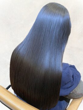 ニクス フリー ウエストバーン(nix free WB) 秋の大人女性◎ブリーチなし髪質改善ココアブラウン艶ロング