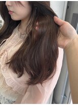 ハロ(Halo)&nbsp;グレージュカラー/ブリーチなしカラー/レイヤーカット