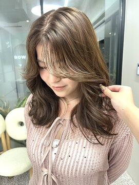 ラーム 松江学園店(rame) 韓国風コテ巻きレイヤー