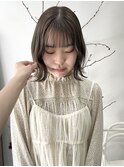 オリーブベージュ/ふわっとボブ