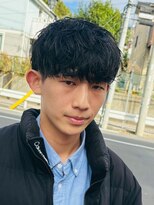 一鳳庵　【イオアン】&nbsp;メンズカット　ショートマッシュ　束感シャドウパーマ