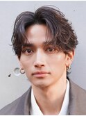 銀座シャドウパーマニュアンスパーマツーブロックメンズパーマ &nbsp;