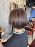 ストレートで収まりが良い大人ショートに