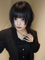 アイトーキョーエス 渋谷(AI TOKYO S)&nbsp;ミルクティーブロンド/ダークブルー/デジタルパーマ/渋谷
