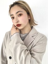 GAME船橋店/ダブルカラー/ブリーチカラー/ハイトーン【8月26日 OPEN（予定）】&nbsp;ミルクティーベージュ/ダブルカラー/大人ミディ/髪質改善/船橋