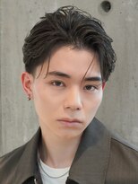 フィフス 大分(fifth)&nbsp;大分フェザーパーマメンズカットフェザーショートツーブロック
