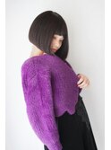 前下がりボブスタイル